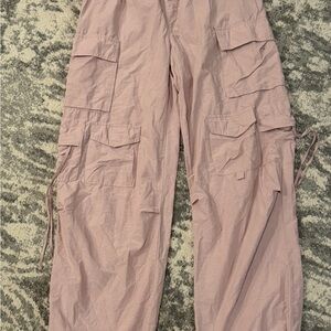 Aeropostale Dusty Pink Cargo Ankle Pants